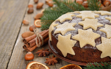 Traditional Christmas cake