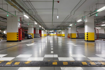 underground parking in trade centre