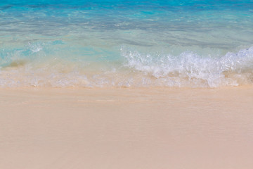 Fototapeta na wymiar Sea wave on beach