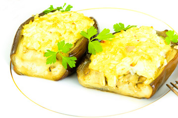 Delicious and Healthy Food: Eggplant Stuffed.