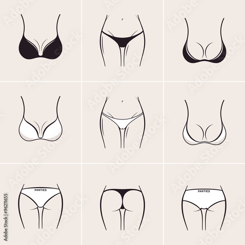 Naked women in bras — photo 4
