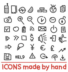 icons made by hand