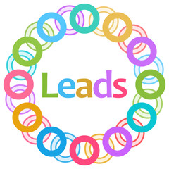 Leads Colorful Rings Circular 