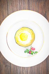 Dietary Breakfast: Scrambled Eggs with Zucchini