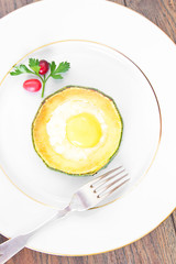 Dietary Breakfast: Scrambled Eggs with Zucchini