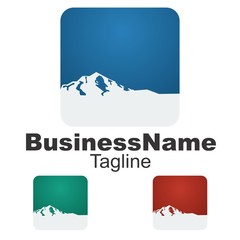 Mount logo icon vector