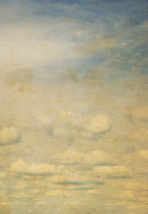 blue sky with cloud closeup