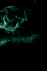 Smoke-shaped Monster,black background
