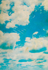 Sunny day. Blue sky.