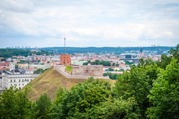 View over Vilnius, capital of Lithuania