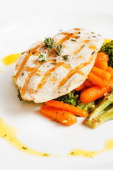 fish with vegetables