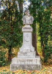 Statue of Amerling painter, Stadpark, Vienna