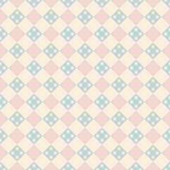 Pastel retro seamless pattern.