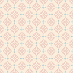 Pastel retro seamless pattern.