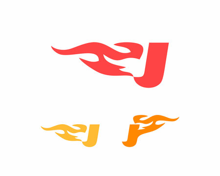 Initial T Fire Logo icon