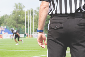 Fototapeta premium American football referee.
