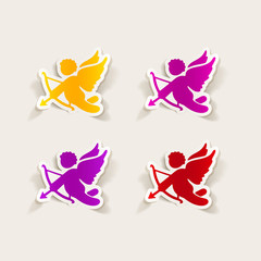 realistic design element: angel