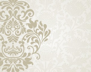 wedding card design, paisley floral pattern , India
