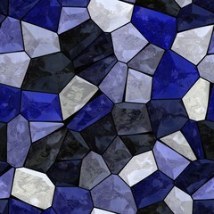 Fototapeta na wymiar Decorative stones of different shapes - pattern 