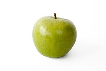 green apple isolated on white