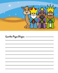 Letter to the Three Kings
