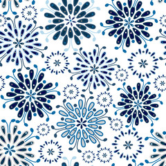 seamless pattern abstract floral