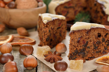 Traditional Christmas cake