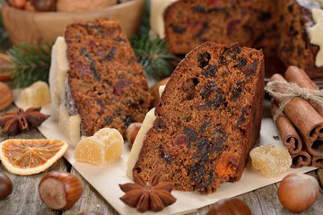 Traditional Christmas cake