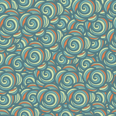 Seamless background of flowers