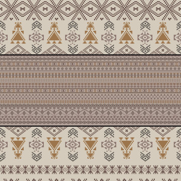 Ethnic tribal geometric pattern