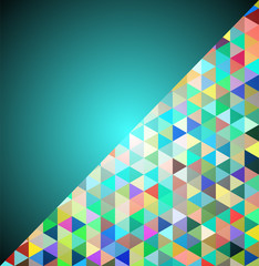 Blue Abstract Geometrical Background