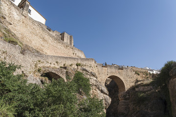 monumentos de la ciudad de Ronda en la provincia de Málaga, el puente viejo