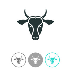 Cow vector icon.