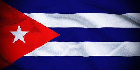 Naklejka premium Cuba Flag