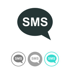 SMS cell phone text message icon.