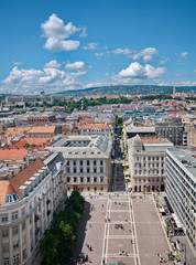 Obraz premium View from St. Stephan basilica, Budapest Hungary