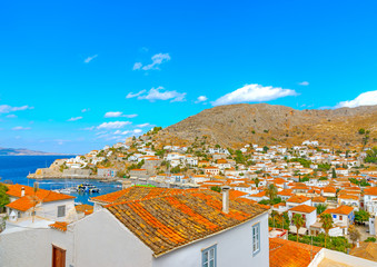 At Hydra island in Greece