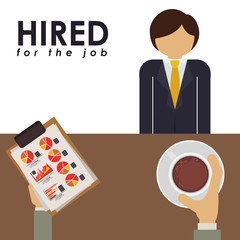 hired for the job design 