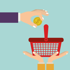 commerce icons design 