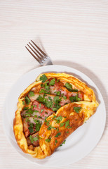 Bacon omelet