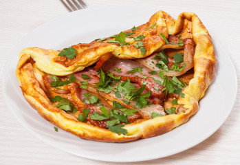 Bacon omelet
