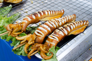 grilled squid