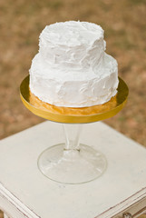 White Wedding Cake 