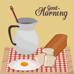good morning breakfast design 