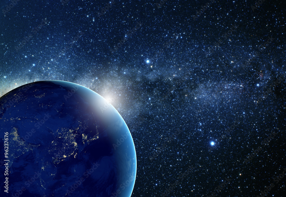 Canvas Prints planet earth from the space. some elements of this image furnish