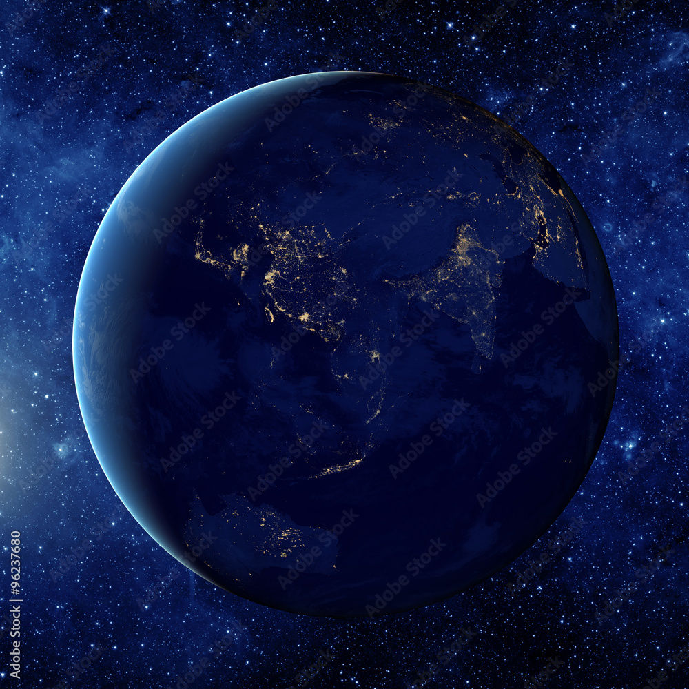 Wall mural planet earth from the space. some elements of this image furnish
