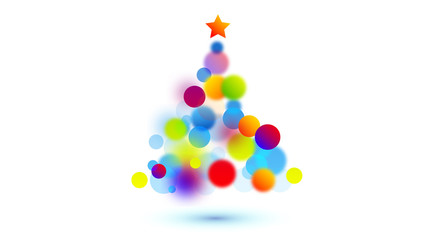 albero di natale, cartolina di natale, albero, natale