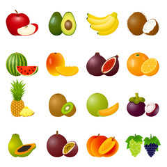 Icon Set Fruits