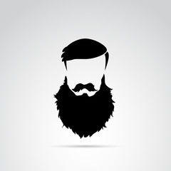 Beard VECTOR icon.