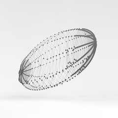 Lattice Geometric Polygonal Element. Connection Structure. 